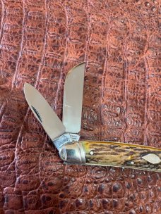 Bulldog brand 1985 Large Congress 4 1/4 inch 1st generation Stag BKC 327