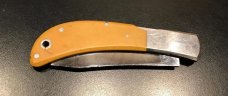 Rare Vintage Al Mar "Vulture" Lockback Pocket Knife, Ivory Micarta Rare Vintage Al Mar "Vulture" Lockback Pocket Knife, Ivory Micarta