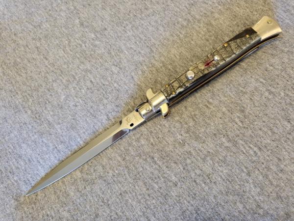 11" LATAMA RAM HORN FLATGUARD PICKLOCK ITALIAN STILETTO 
