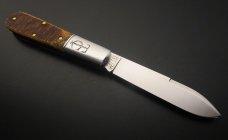 Great Eastern Cutlery #15 TC Barlow Rough Sawn Osage Wood GEC 152121