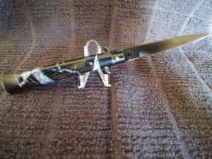 Blacked Out FRANK B. 9 INCH TACTICAL STYLE. 