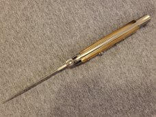11" FRANK BELTRAME BRAZILIAN HORN ITALIAN STILETTO w/DAGGER BLADE 11" FRANK BELTRAME BRAZILIAN HORN ITALIAN STILETTO w/DAGGER BLADE