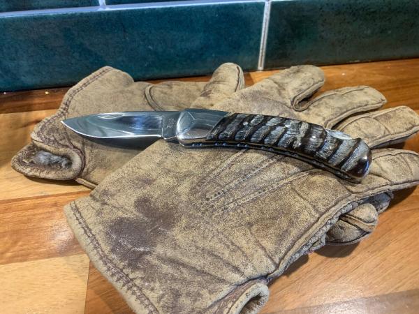 RARE CUSTOM BUCK 503, LIMITED EDITION #427 Impala Horn Scales RARE CUSTOM BUCK 503, LIMITED EDITION #427 Impala Horn Scales