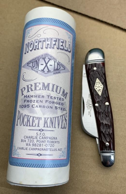 Great Eastern Cutlery Northfield UN-X-LD Orchard Gem Knife. Charlie C SFO. 383215 ...............(A) Great Eastern Cutlery Northfield UN-X-LD Orchard Gem Knife. Charlie C SFO. 383215 ...............(A)