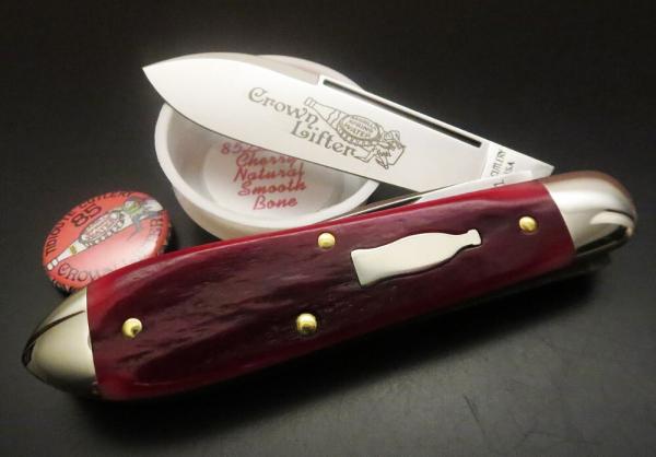 Great Eastern Cutlery #85 Crown Lifter Cherry Natural Smooth Bone GEC 852221CL Great Eastern Cutlery #85 Crown Lifter Cherry Natural Smooth Bone GEC 852221CL