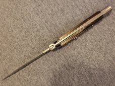 11" FRANK BELTRAME BRAZILIAN HORN ITALIAN STILETTO w/DAGGER BLADE*BLEM*