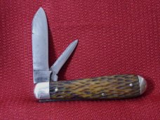 USED CONDITION VINTAGE SCHRADE CUT. CO. WALDEN NY SWELLEND JACK PEACHSEED BONE 1904-1946 USED CONDITION VINTAGE SCHRADE CUT. CO. WALDEN NY SWELLEND JACK PEACHSEED BONE 1904-1946