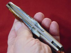 VERY RARE PARKER CUT CO. EAGLE BRAND TONTO LOCKBACK KNIFE SANDBAR STAG FLAME HARDEN EDGE 1978-1989 VERY RARE PARKER CUT CO. EAGLE BRAND TONTO LOCKBACK KNIFE SANDBAR STAG FLAME HARDEN EDGE 1978-1989