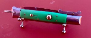 Rizzuto Estileto 8.5 inch Green Scales 