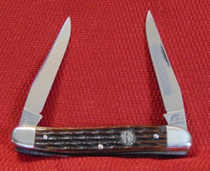 MINT CONDITION VINTAGE CARL SCHLIEPER GERMAN EYE BRAND 3 EYE BONE MUSKRAT