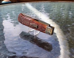 Great Eastern Cutlery made Schrade Fire and Ice Large Trapper