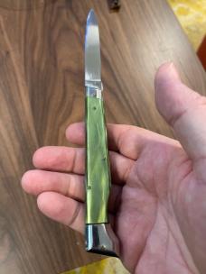 Rare 9” Green Pearlex Old Fashioned Rare 9” Green Pearlex Old Fashioned