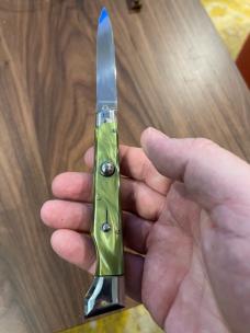 Rare 9” Green Pearlex Old Fashioned Rare 9” Green Pearlex Old Fashioned