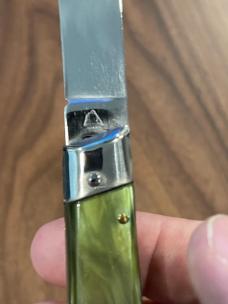 Rare 9” Green Pearlex Old Fashioned Rare 9” Green Pearlex Old Fashioned