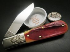 Great Eastern Cutlery #86 2-Acorn Barlow Rust Orange Natural Bone GEC 861121