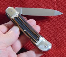 VINTAGE HUBERTUS SPRINGER AUTOMATIC GESCHMIEDT GERMANY LEVER GENUINE STAG VINTAGE HUBERTUS SPRINGER AUTOMATIC GESCHMIEDT GERMANY LEVER GENUINE STAG