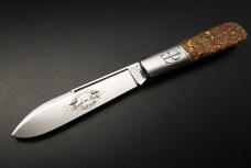 Great Eastern Cutlery Tidioute #15 TC Barlow Glitter Gold Acrylic GEC 152121 Great Eastern Cutlery Tidioute #15 TC Barlow Glitter Gold Acrylic GEC 152121