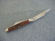 Vintage QUEEN(Crown) U.S.A., Winterbottom Bone, 3 15/16" Classic Stockman Pattern Pocket Knife Vintage QUEEN(Crown) U.S.A., Winterbottom Bone, 3 15/16" Classic Stockman Pattern Pocket Knife
