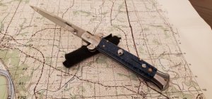 Stiletto Switchblade Knife - 9"
