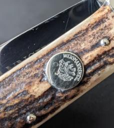 1 BLADE WEIDMANNSHEIL CANOE LOCKBACK 7 7/8"OVERALL 