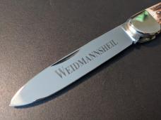 1 BLADE WEIDMANNSHEIL CANOE LOCKBACK 7 7/8"OVERALL 