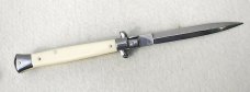NEW 11" FRANK BELTRAME ACRYLIC IVORY DAGGER BLADE ITALIAN STILETTO
