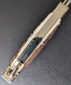 2 BLADE WEIDMANNSHEIL COFFIN FRAME LOCKBACK 8"OVERALL 