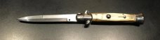 Renzo B. Italian 9" Stiletto, Honey Horn Scales