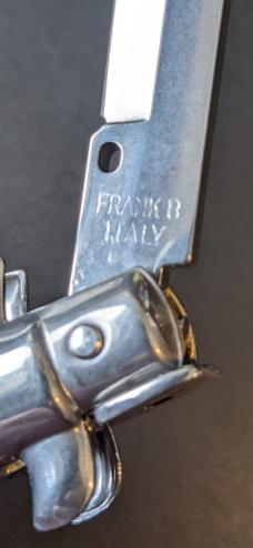 FRANK BELTRAME 23CM 9" BOYONET STILETTO AUTO IN NICE STAG HORN...NEW FRANK BELTRAME 23CM 9" BOYONET STILETTO AUTO IN NICE STAG HORN...NEW