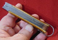 CAMILLUS CUTLERY CO. CAMILLUS N.Y. USA 4 LINE MARKING LOCKBACK TOOL KNIFE BONE STAG 1941-1946 CAMILLUS CUTLERY CO. CAMILLUS N.Y. USA 4 LINE MARKING LOCKBACK TOOL KNIFE BONE STAG 1941-1946