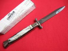 Italian Limited Edition Manual Open Swing Guard Stiletto Knife - A.G.A CAMPOLIN Italy Italian Limited Edition Manual Open Swing Guard Stiletto Knife - A.G.A CAMPOLIN Italy
