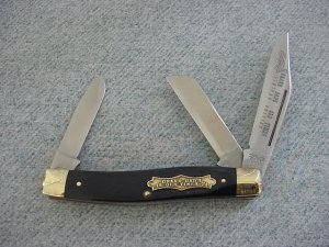Fabulous Vintage SCHRADE Grand Dad's Old Timer, Limited 1st Edition, 1974 Etched Classic Stock Knife