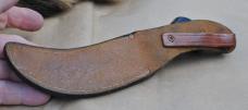 Anton Wingen Jr. Othello Germany Skinner 1950's 9 1/2" OAL Stag Finger Grooves  Thumb Guard 