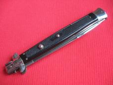 Vintage Unique 13" Italian MOLLETTA Stiletto Checkered Switchblade Knife. Vintage Unique 13" Italian MOLLETTA Stiletto Checkered Switchblade Knife.
