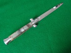 RARE 9" (23cm) STAINLESS STEEL Pick Lock STILETTO CORICAMA Round Lock TAB NICE RARE 9" (23cm) STAINLESS STEEL Pick Lock STILETTO CORICAMA Round Lock TAB NICE