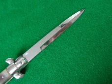 RARE 9" (23cm) STAINLESS STEEL Pick Lock STILETTO CORICAMA Round Lock TAB NICE RARE 9" (23cm) STAINLESS STEEL Pick Lock STILETTO CORICAMA Round Lock TAB NICE