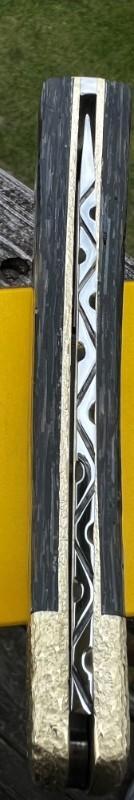 BUCK 110 LEROY REMER CUSTOM PAUA FOLDING HUNTER