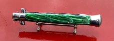 Italian SKM 13 Acrylic Green Kris Blade Italian SKM 13 Acrylic Green Kris Blade