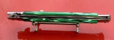 Italian SKM 13 Acrylic Green Kris Blade Italian SKM 13 Acrylic Green Kris Blade