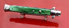 Italian SKM 13 Acrylic Green Kris Blade Italian SKM 13 Acrylic Green Kris Blade