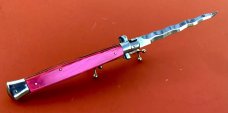 Italian SKM 13 inch Acrylic Red Scales 