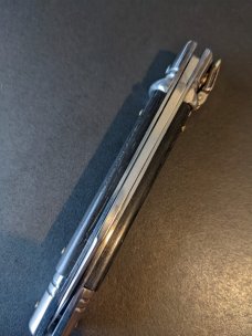 AKC Slimline Leverlock 20cm - 8” Ebony Wood... Super snappy! 