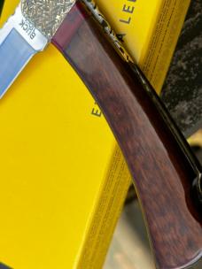 BUCK 110 LEROY REMER CUSTOM EXOTIC SNAKEWOOD FOLDING HUNTER