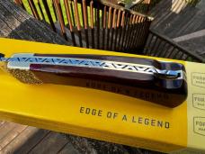 BUCK 110 LEROY REMER CUSTOM EXOTIC SNAKEWOOD FOLDING HUNTER