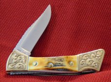 MIB CASE XX USA  1981 MAKO SHARK  FACTORY CUSTOM STAG ENGRAVED BOLSTERS FILE WORKED