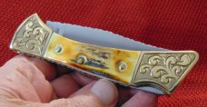 MIB CASE XX USA  1981 MAKO SHARK  FACTORY CUSTOM STAG ENGRAVED BOLSTERS FILE WORKED