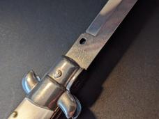 NEW FRANK BELTRAME 28CM 11" BAYONET AUTO IN GENUINE IMITATION PEARL NEW FRANK BELTRAME 28CM 11" BAYONET AUTO IN GENUINE IMITATION PEARL