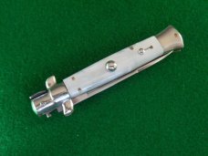 RARE M. Italy Inox in an Oval 20cm (8") PICK LOCK Imitation Pearl Pearlex Scales NICE ! RARE M. Italy Inox in an Oval 20cm (8") PICK LOCK Imitation Pearl Pearlex Scales NICE !
