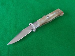 DISCONTINUED 2013 AGA CAMPOLIN CALIBRO Shotshell Puller Honey Horn Switchblade