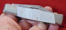 CARGILL ( CRIPPLE CREEK ) AMERICAN EDGE COLLECTORS CUSTOM MADE GUNSTOCK GENUINE PEARL #15 0F 70 1981